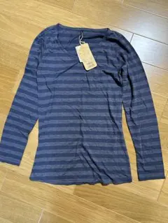 ストライプ 長袖Tシャツ Mサイズインナーにも可