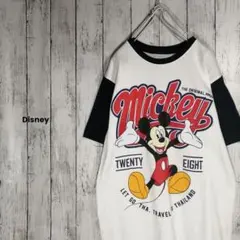 【新品】Disney ディズニー ミッキーマウス タグ付き タイ製 切替 M