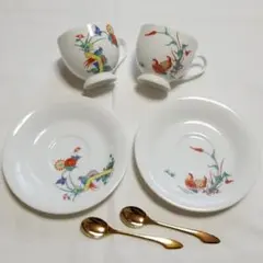 新品未使用　有田焼　金ケ江寿光堂　コーヒーカップ　２客