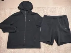 Nikeテックフリースパーカーショートパンツ上下セットアップ