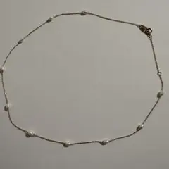 【美品】ete k10 淡水パールネックレス