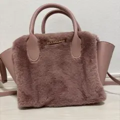 JILLSTUART ファー トートバッグ ピンク