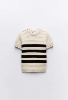 ZARA ストライプニットセーター
