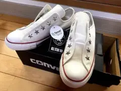 デッドストック！converse星スタッズスリップオンALL STAR 100