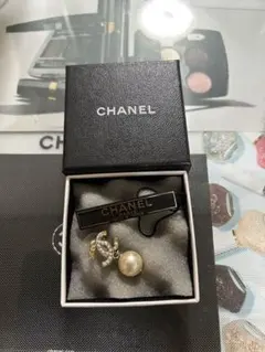 香奈兒 珍珠 CC 標誌 耳環