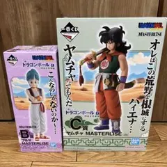一番くじ ドラゴンボールEX 孫悟空修行編 ブルマ ヤムチャ フィギュアセット