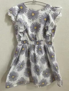 【美品】Kate spade NEWYORK ワンピース　花柄　総柄　140