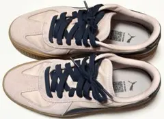 PUMA T2S カルメン　厚底　スニーカー ピンクネイビー　25CM