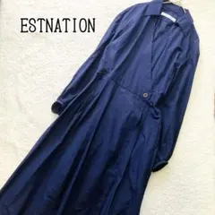 ESTNATION エストネーション　ロングコート　スプリングコート　Sのサムネイル