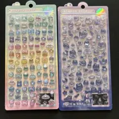 正規品　よるねこ　めろめろ　ボンボンドロップシール　2枚セット