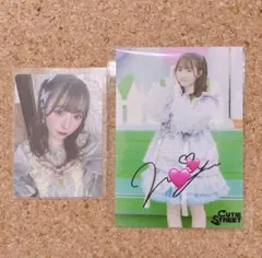 きゅーすと 梅田みゆ 生写真 トークポート サイン入り トレカ