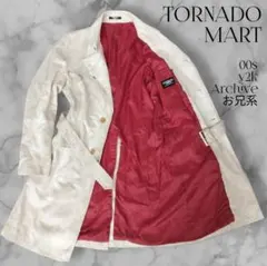 00s TORNADO MART y2k フェイクスエード ベルデッドコート M