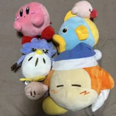 星のカービィ　ぬいぐるみ　4種セット　カービィ、ワドルディ、クー、カイン