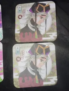 鬼滅の刃 アートコースター 童磨 2枚