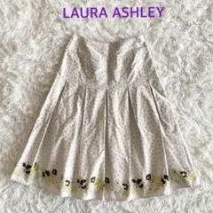 LAURA ASHLEY ローラアシュレイ フレアスカート 花柄 春　サイズ7