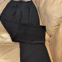 新品modern select ブラック ワイドパンツ L