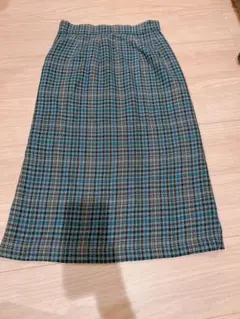 【Sサイズ】GU チェック柄 タイトスカート
