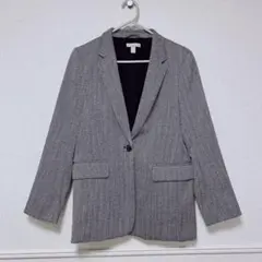 H&M テーラードジャケット グレー XS