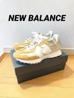 New Balance ランニングシューズ ベージュ/ホワイト