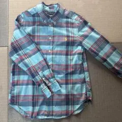 Ralph Lauren チェック柄 長袖シャツ M(10-12)150センチ