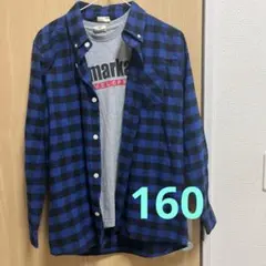 ネルシャツ　長袖tシャツ 2枚セット