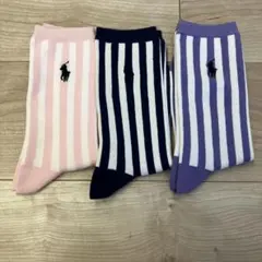 POLO RALPH LAUREN レディース ソックス 3足セット