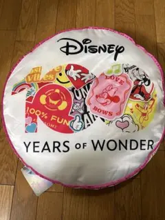 ディズニー 100周年記念 円形クッション