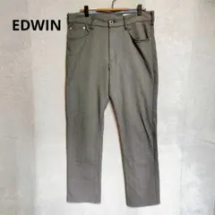 EDWIN ジャージーズ COOL FLEX テーパードパンツ L グレー 美脚のサムネイル