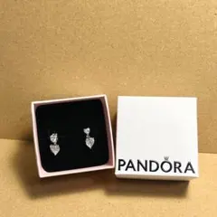 PANDORA ハート型ストーン ドロップピアスのサムネイル