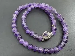 M6694 アメジスト　ネックレス　ヴィンテージ アクセサリー