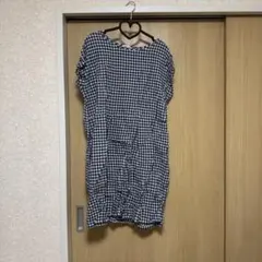 SM2 ワンピース チュニック ギンガムチェック