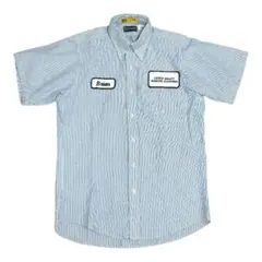 USA製Edwards ストライプ BDシャツ Brian ワッペンのサムネイル