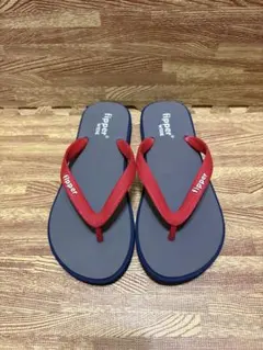 fipper WIDE ビーチサンダル グレー レッド27~27.5㎝のサムネイル