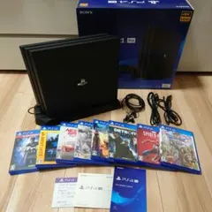 SONY PS4 Pro 本体 ゲーム8本 CUH-7200B 1TB