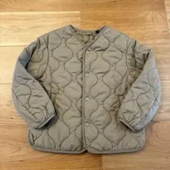 UNIQLO キッズキルティングジャケット　ベージュ