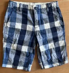 Gap Kids チェック柄ハーフパンツ 140