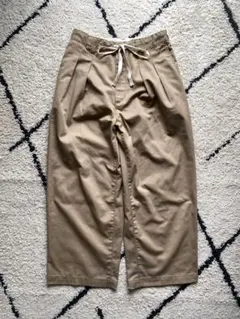 ADAM ET ROPE 2タック ワイドルーズ ドカンパンツ