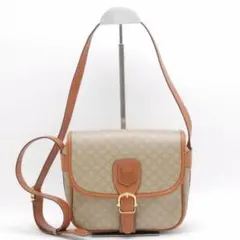 CELINE セリーヌ マカダム トリオンフ ショルダーバッグ ベージュ 茶のサムネイル