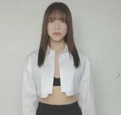 melt the lady layered cropped shirtのサムネイル