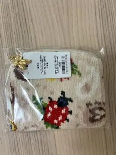 【値下げ】フェイラー ミニポーチ ハイジペイズリー ベージュ