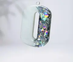 レジンキーホルダー　数字キーホルダー　ハンドメイド　オーダーメイド　チャーム
