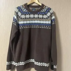 【早い者勝ち‼️】GAP クルーネックセーター　ブラウン　Lサイズ