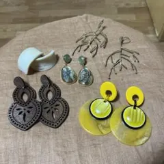 断捨離⭐︎大ぶりピアス5点セット