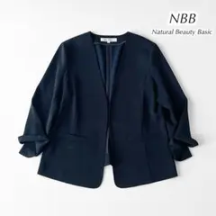 NATURAL BEAUTY BASIC ノーカラージャケット