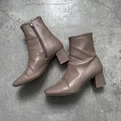 SNIDEL スクエアトゥショートブーツ