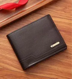 財布 メンズ 新品 シンプル 3色 黒 ブラウン コーヒー色のサムネイル
