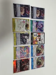 ワンピースカード sr r ドンカードセット10枚セット