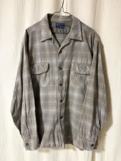 【60s/70s】PENDLETON ヴィンテージ ウールボードシャツ USA製のサムネイル
