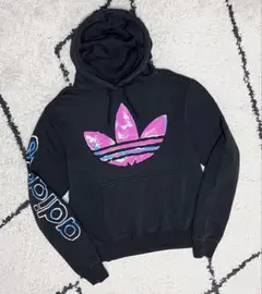 adidas originals ウォーターカラートレフォイルロゴパーカー XS