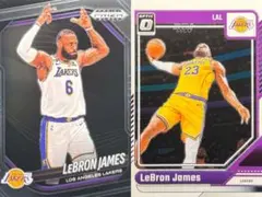 【1407】Lakers LeBron James 2枚セット